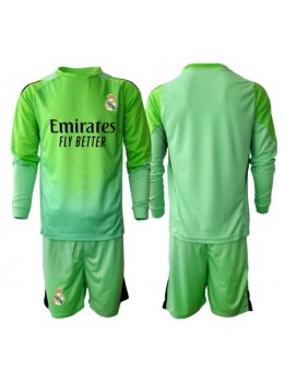 Real Madrid Golmanski Dječji Gostujuci Dres kompleti 2025-26 Dugim Rukavima (+ kratke hlače)